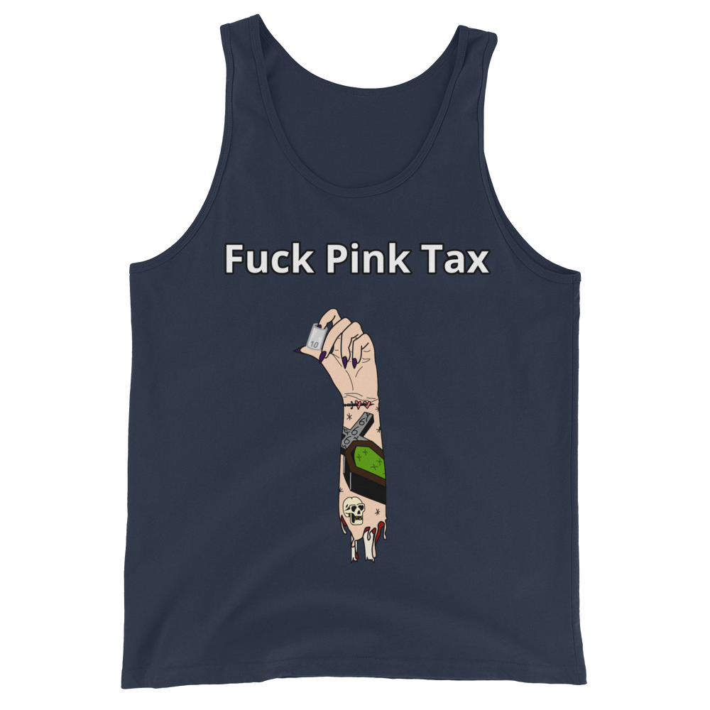 Fuck Pink Tax Tank Top