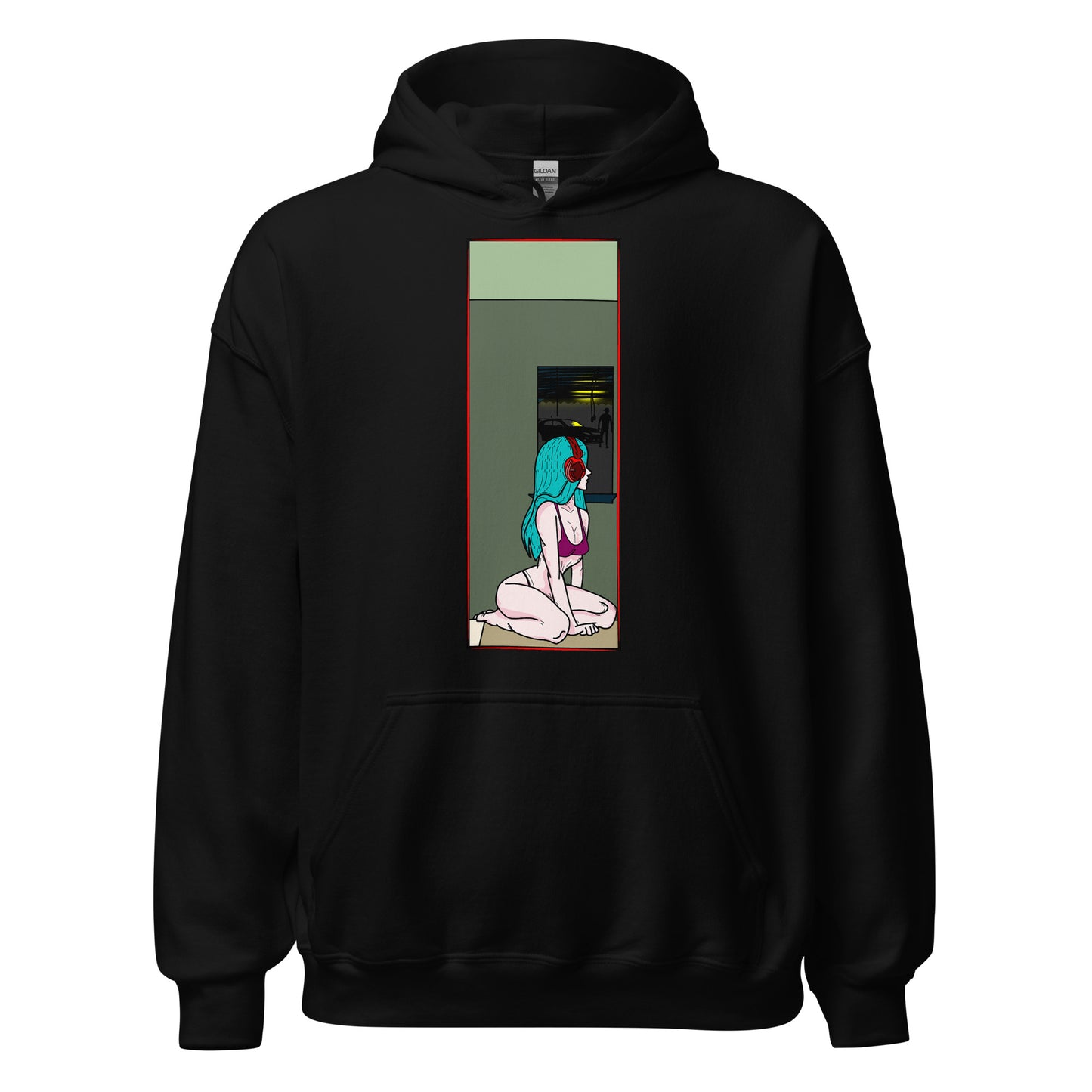 Anime Headphone Girl Hoodie