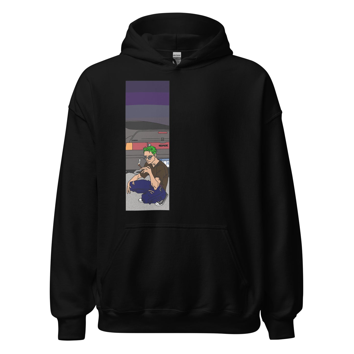 Anime Honda Guy Hoodie