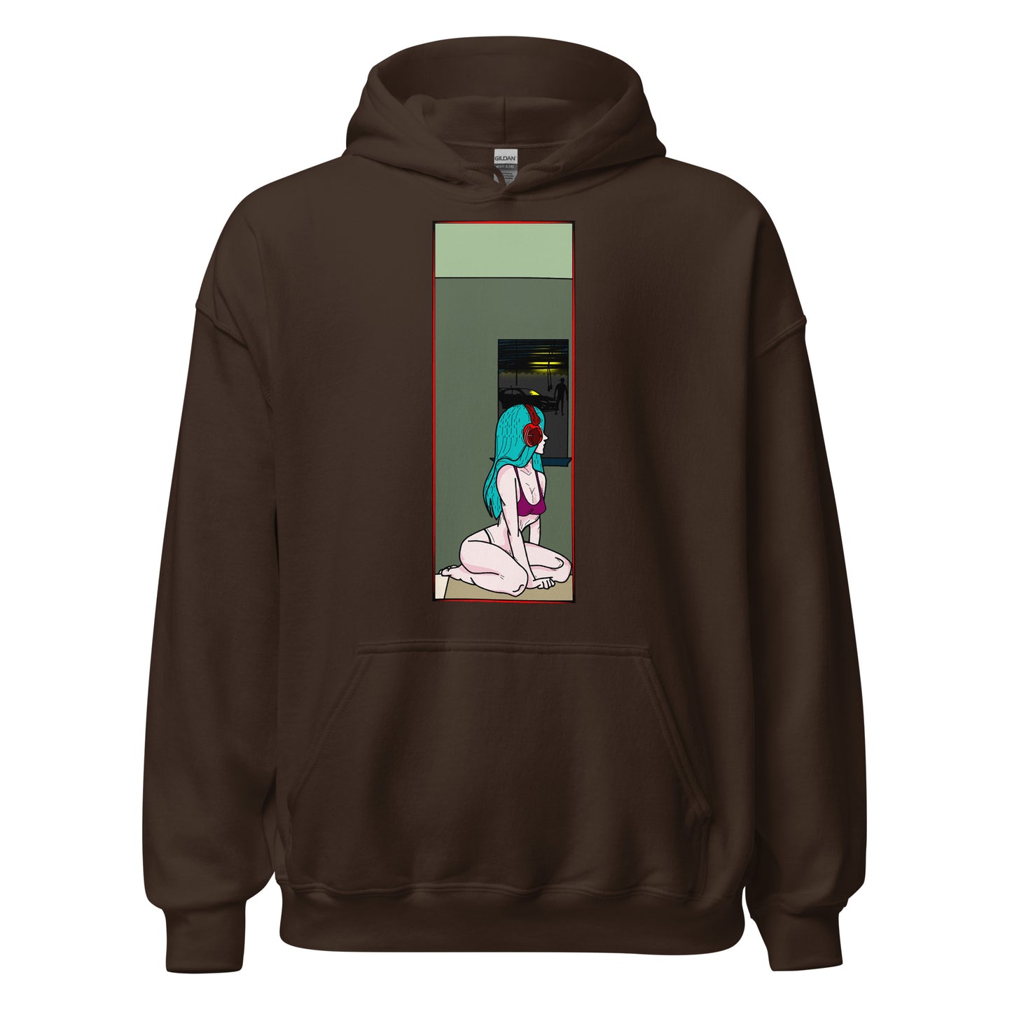 Anime Headphone Girl Hoodie