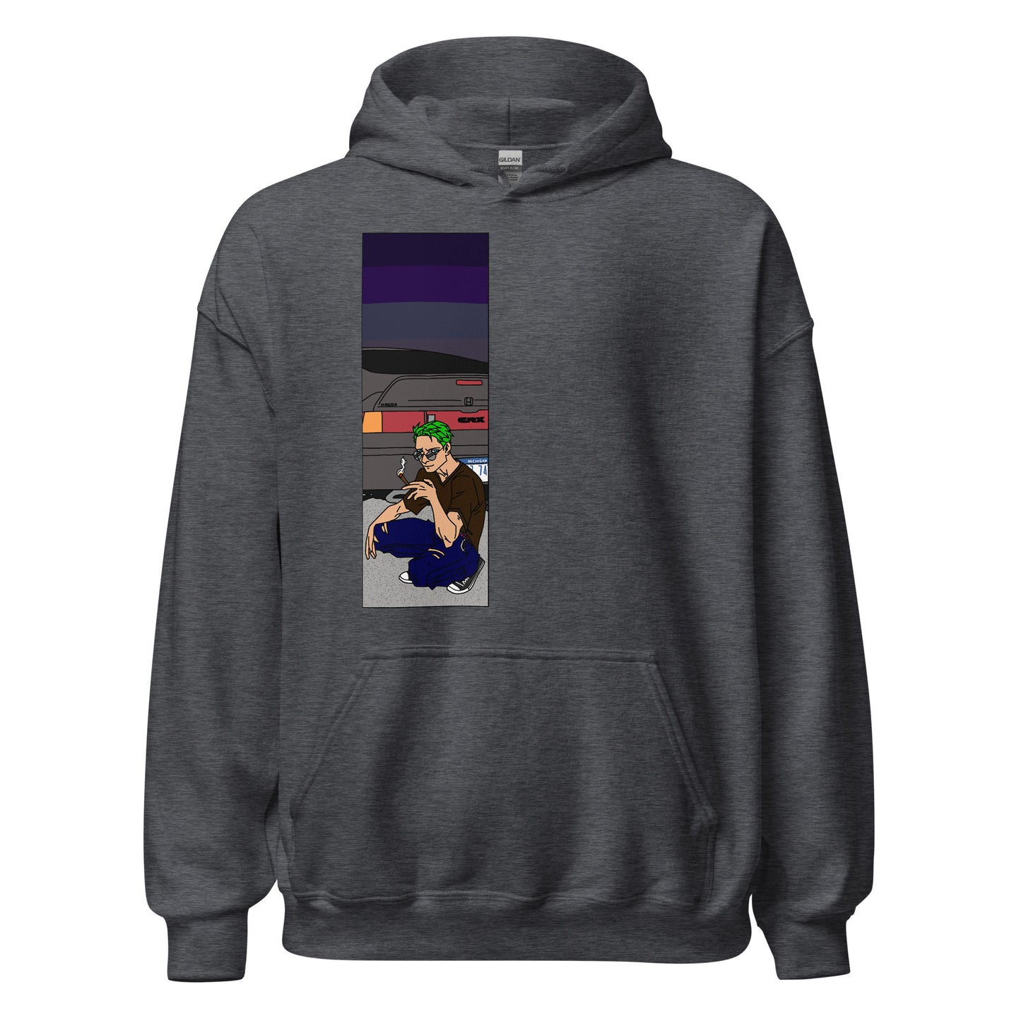 Anime Honda Guy Hoodie