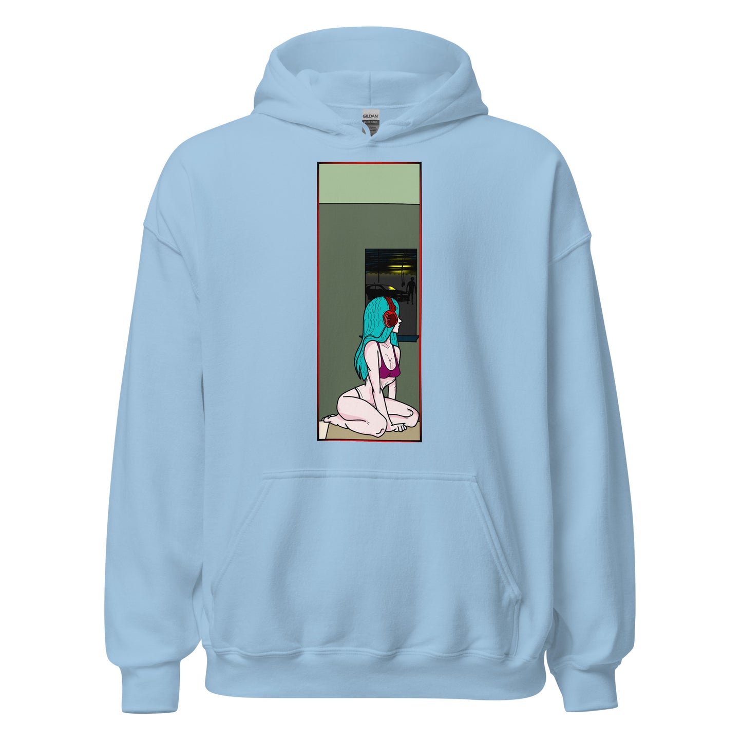 Anime Headphone Girl Hoodie