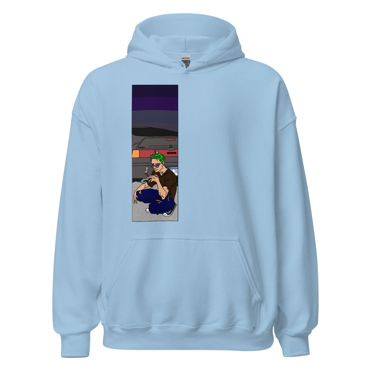 Anime Honda Guy Hoodie