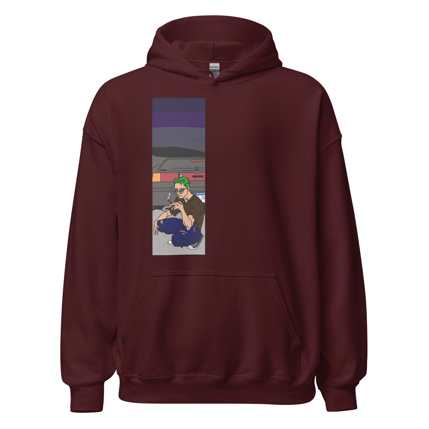 Anime Honda Guy Hoodie