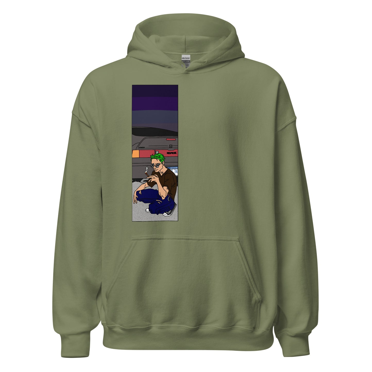 Anime Honda Guy Hoodie