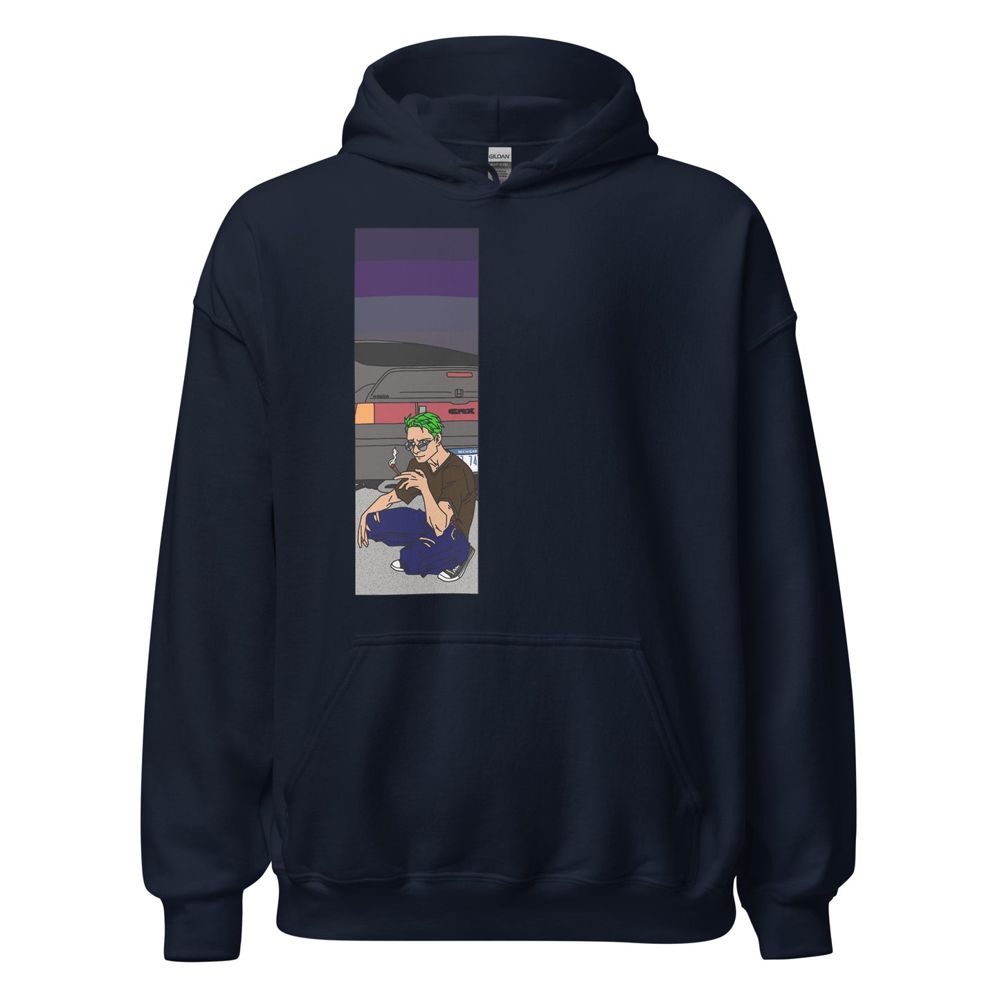 Anime Honda Guy Hoodie