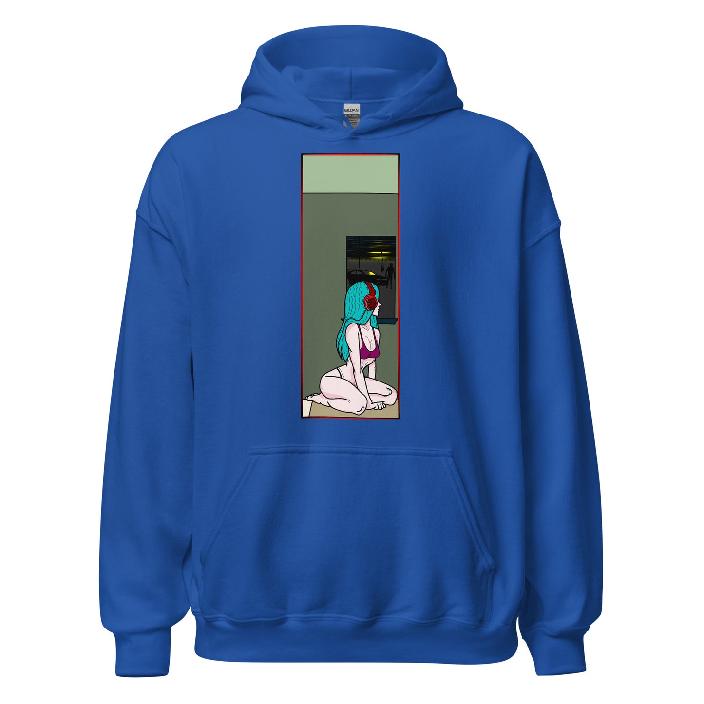 Anime Headphone Girl Hoodie