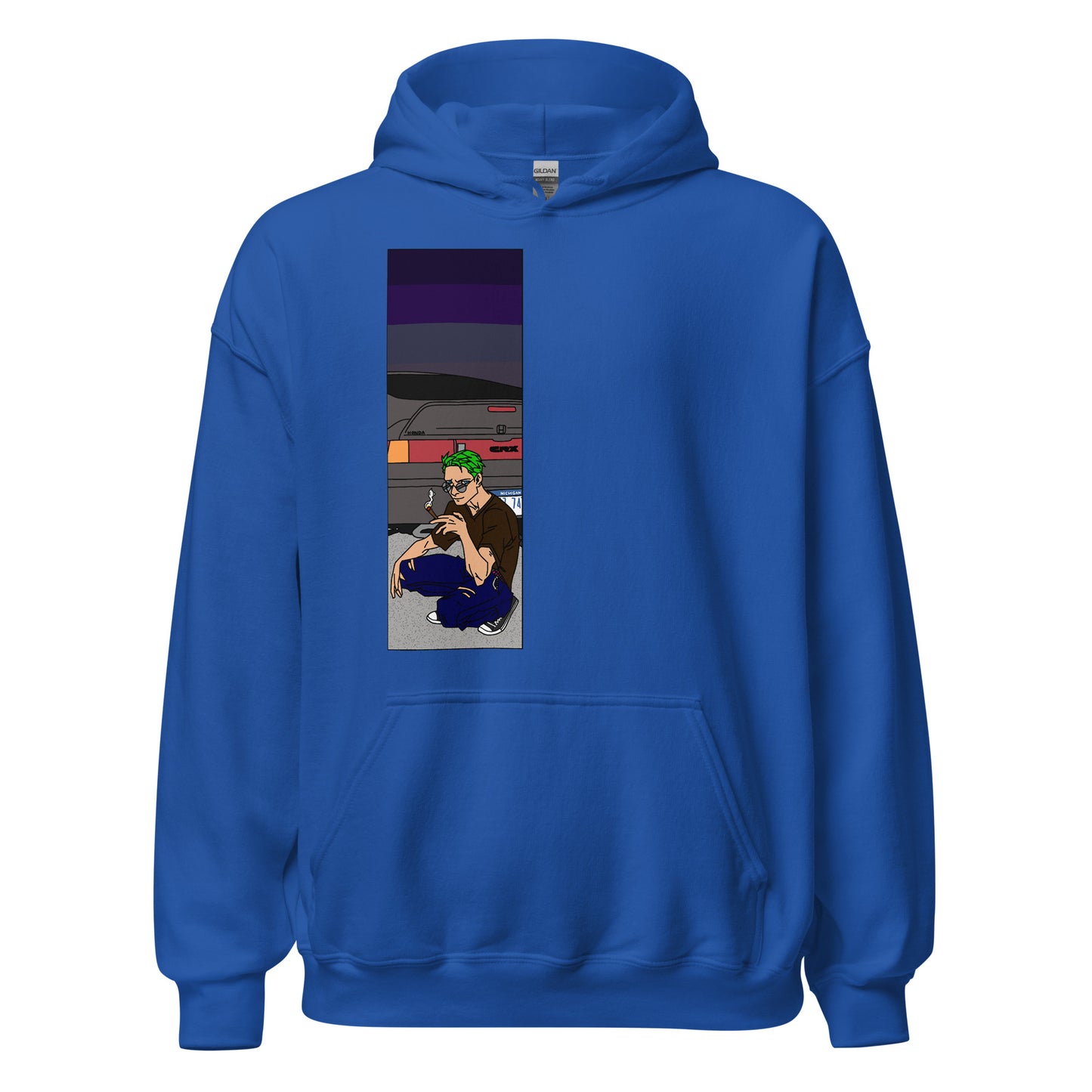 Anime Honda Guy Hoodie