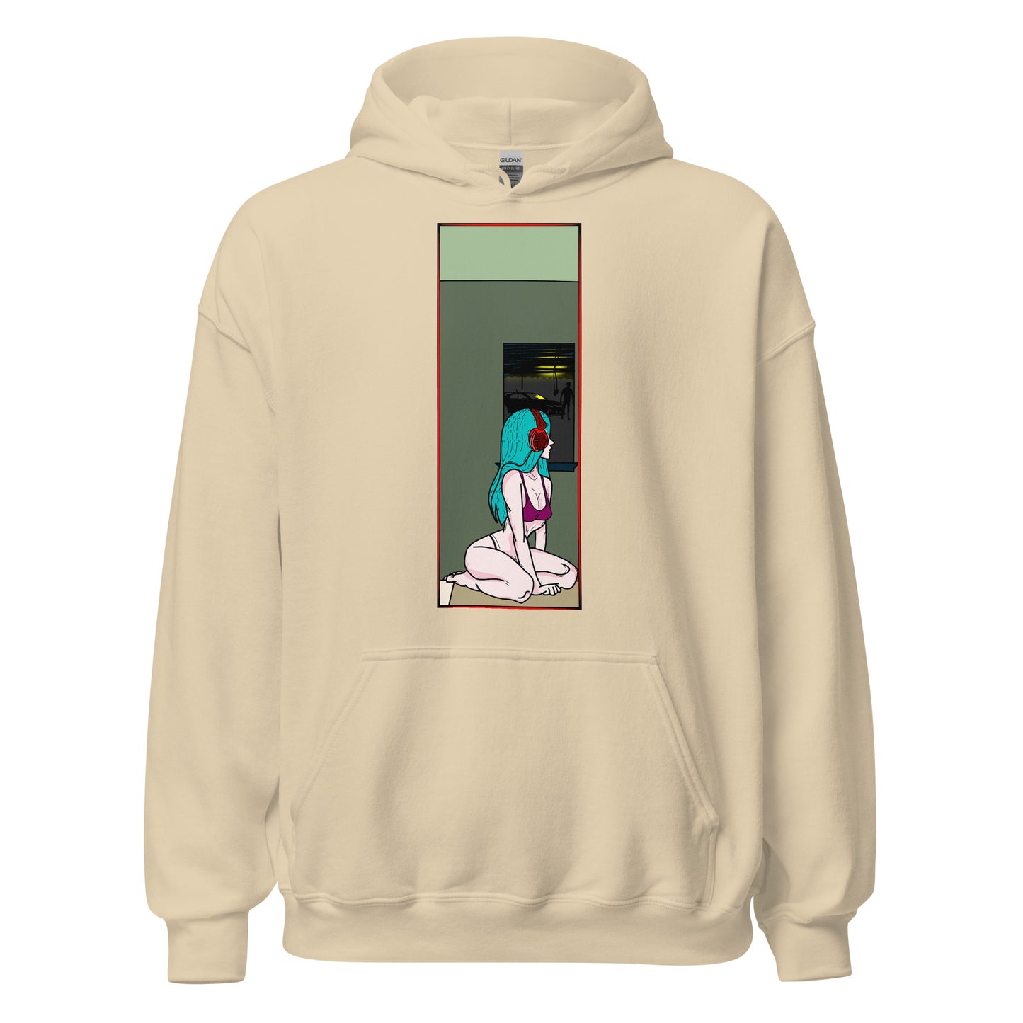 Anime Headphone Girl Hoodie