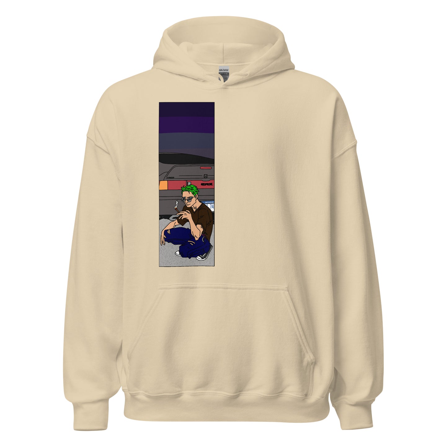 Anime Honda Guy Hoodie