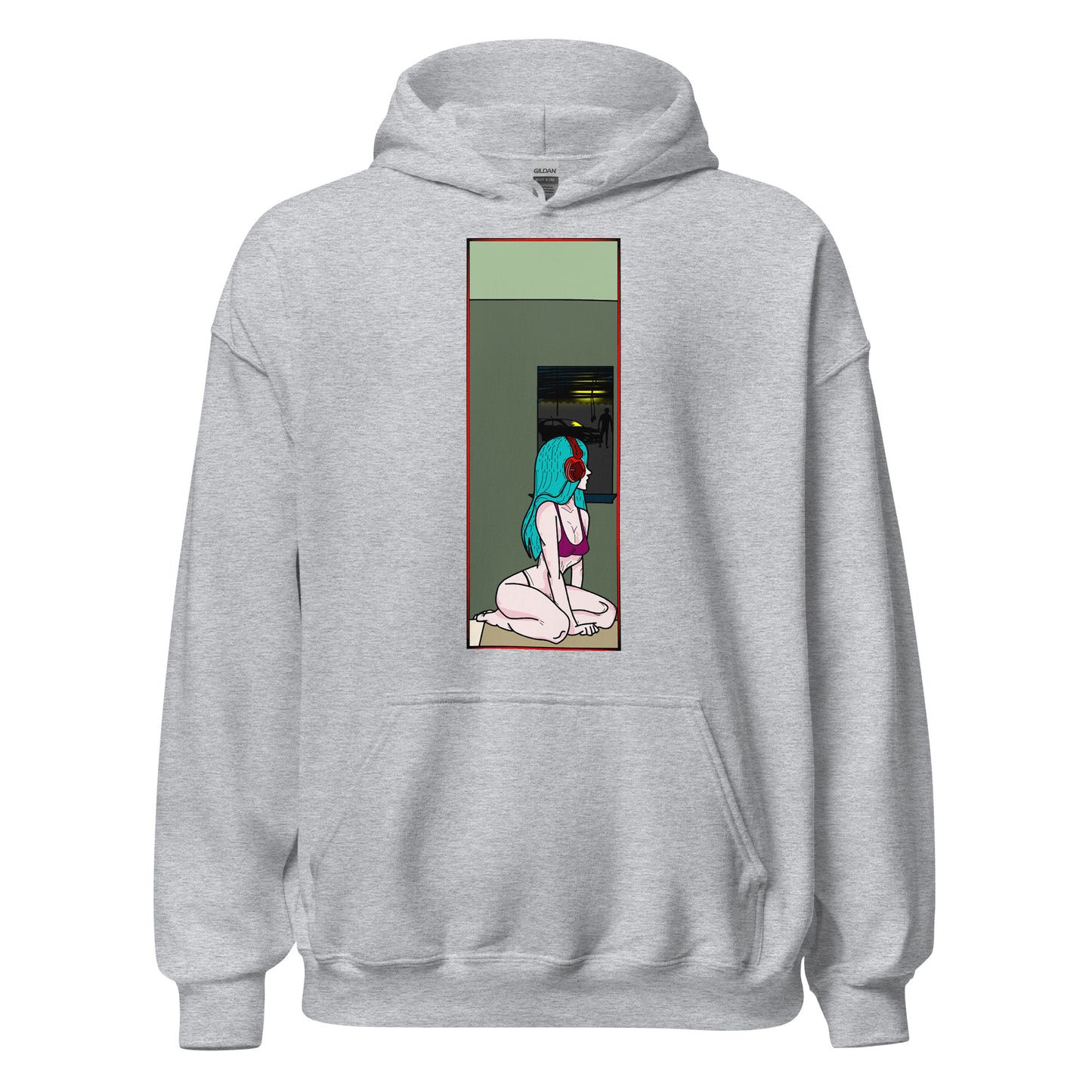 Anime Headphone Girl Hoodie