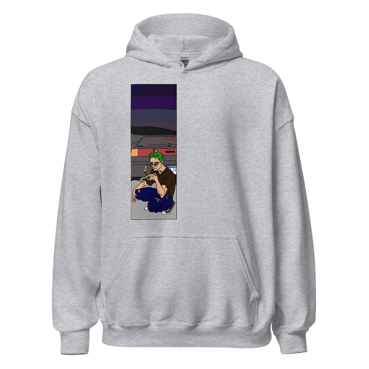 Anime Honda Guy Hoodie