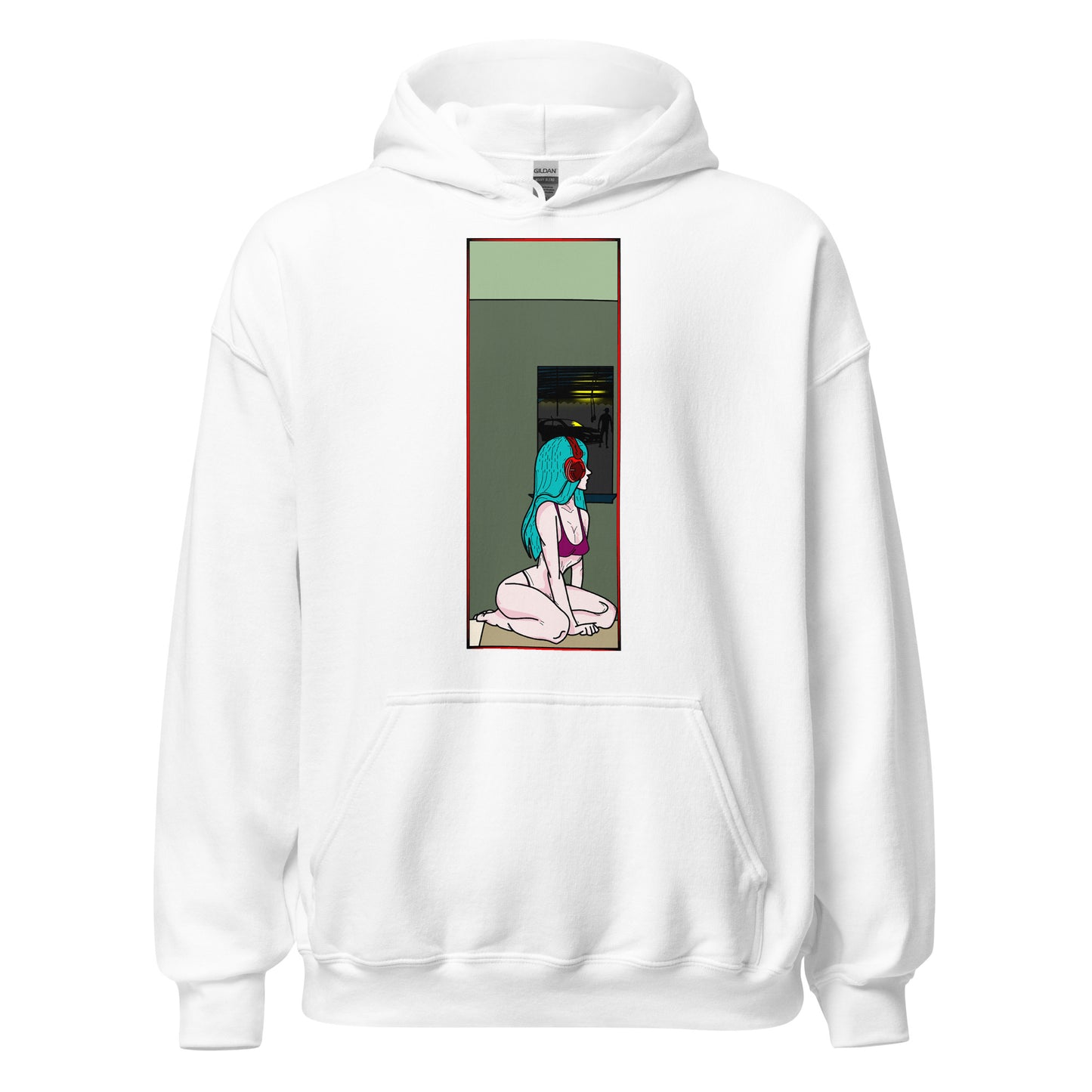 Anime Headphone Girl Hoodie