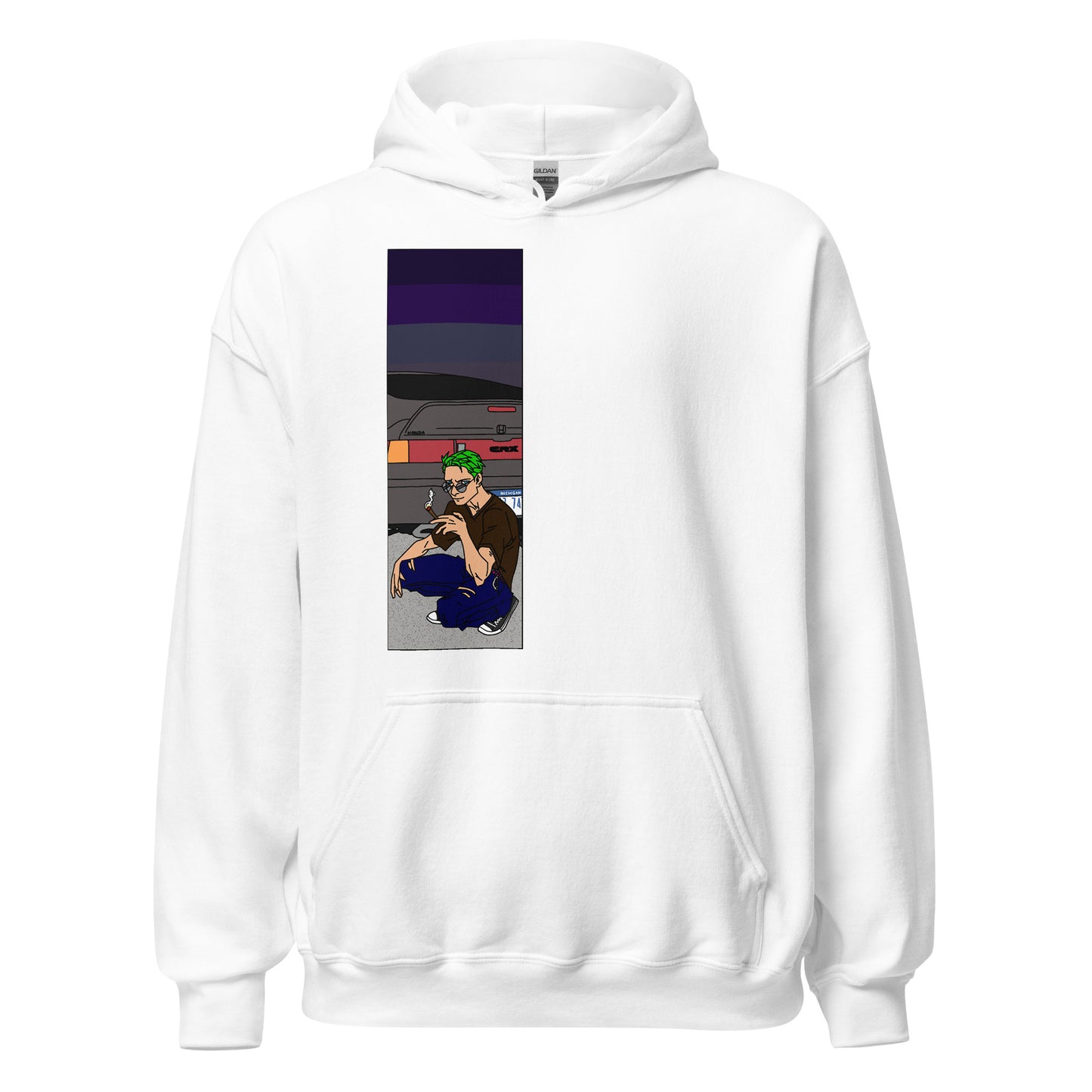 Anime Honda Guy Hoodie